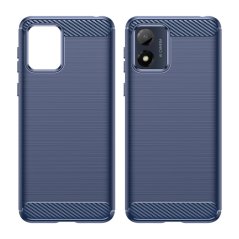 CARBON Zadný obal pre Motorola Moto E13 - modrý