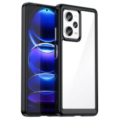 ACRYLIC Zadný kryt pre Xiaomi Redmi Note 12 Pro+ 5G - čierny