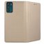 9D SKLO + PUZDRO 2v1 pre Motorola Moto G42 - Knižkové Smart Magnet zlaté