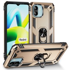 RING ARMOR Tvrdený kryt pre Xiaomi Redmi A1 / Redmi A2 - zlatý