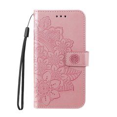 FLOWER Knižkové puzdro pre Samsung Galaxy A13 5G / A04s - ružové
