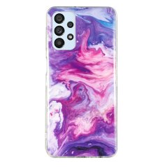 MARBLE Zadný kryt pre Samsung Galaxy A53 5G - fialový