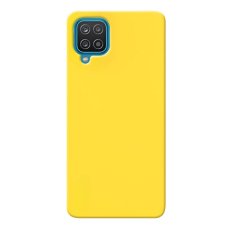 SNAPY silikónový obal na Samsung Galaxy A12 - žltý