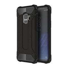 Tvrdený kryt pre Samsung Galaxy S9 Plus - HYBRID ARMOR čierny