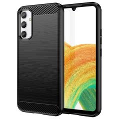 CARBON Zadný obal pre Samsung Galaxy A34 5G - čierny