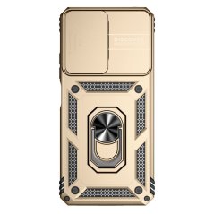 SLIDING ARMOR Tvrdený kryt pre Xiaomi Redmi Note 12 5G - zlatý