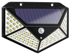 Solárna lampa 100 led so súmrakovým senzorom pohybu