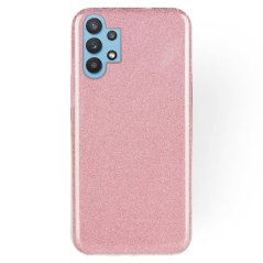 Silikonové púzdro na Samsung Galaxy A32 4G Glitter ružové