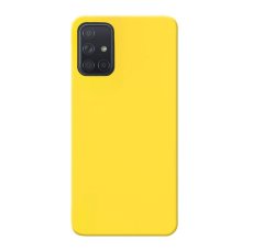 SNAPY silikónový obal na Samsung Galaxy A71 - žltý
