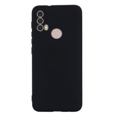 MATT Silikónový Zadný kryt pre Motorola Moto E20 / E30 / E40 - čierny