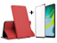 9D SKLO + PUZDRO 2v1 pre Motorola Moto E13 - Knižkové SMART MAGNET červené