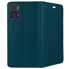 9D SKLO + PUZDRO 2v1 pre Motorola Moto E22 / E22i - Knižkové Magnet zelené