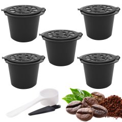 5 x opakovane použiteľné kávové kapsule Nespresso