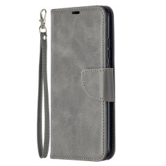 LAMBSKIN Knižkové puzdro pre Xiaomi Redmi 9C - sivé