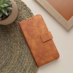 TENDER Knižkové puzdro pre Xiaomi Redmi Note 13 5G - hnedé