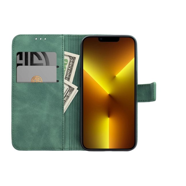 TENDER Knižkové puzdro pre Samsung Galaxy S23 Plus 5G - zelené
