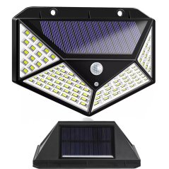 Solárna lampa 100 led so súmrakovým senzorom pohybu