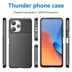 THUNDER Ochranný kryt pre Xiaomi Redmi 12 - čierny