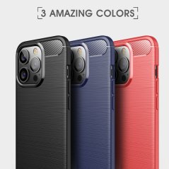 CARBON Zadný obal pre Apple iPhone 13 Pro - čierny