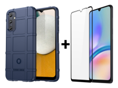 SKLO + KRYT 2v1 pre Samsung Galaxy A05s - Zadný COVERAGE modrý