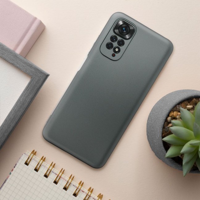 METALLIC Zadný kryt pre Xiaomi Redmi 13C / POCO C65 - sivý