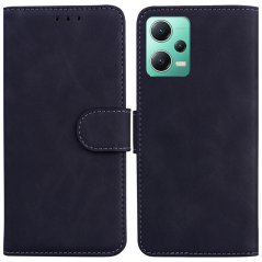 SOLID Knižkové puzdro pre Xiaomi Redmi Note 12 5G - čierne