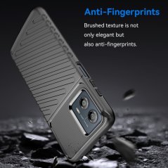 9D SKLO + PUZDRO 2v1 pre Motorola Moto G53 5G - Tvrdené THUNDER čierne