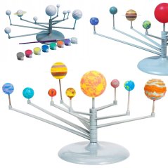 Kreatívna maliarska sada slnečnej sústavy vzdelávací model planéty 3d