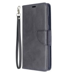 LAMBSKIN Knižkové puzdro pre Samsung Galaxy A51 - čierne