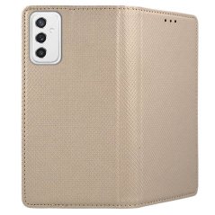 Knižkové puzdro pre Samsung Galaxy M52 5G - Smart Magnet zlaté