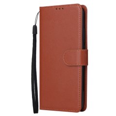 SOLID Peňaženkové puzdro pre Xiaomi Redmi Note 13 5G - hnedé