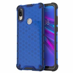 HONEYCOMB Tvrdený kryt pre Huawei Y6 2019 / Y6S 2019 - modrý