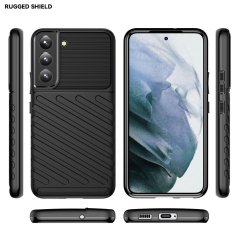THUNDER Ochranný kryt pre Samsung Galaxy S22 5G - čierny