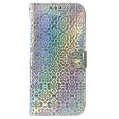COLORFUL Peňaženkové puzdro pre Xiaomi Redmi Note 13 5G - strieborné