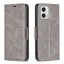9D SKLO + PUZDRO 2v1 pre Motorola Moto G73 5G - Knižkové SOLID sivé