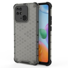 HONEYCOMB Tvrdený kryt pre Xiaomi Redmi 10C - čierny