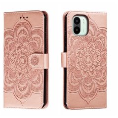 MANDALA Knižkové puzdro pre Xiaomi Redmi A1 / Redmi A2 - ružové