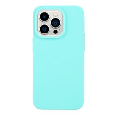 MATT Silikónový obal pre Apple iPhone 14 Pro - mentolový