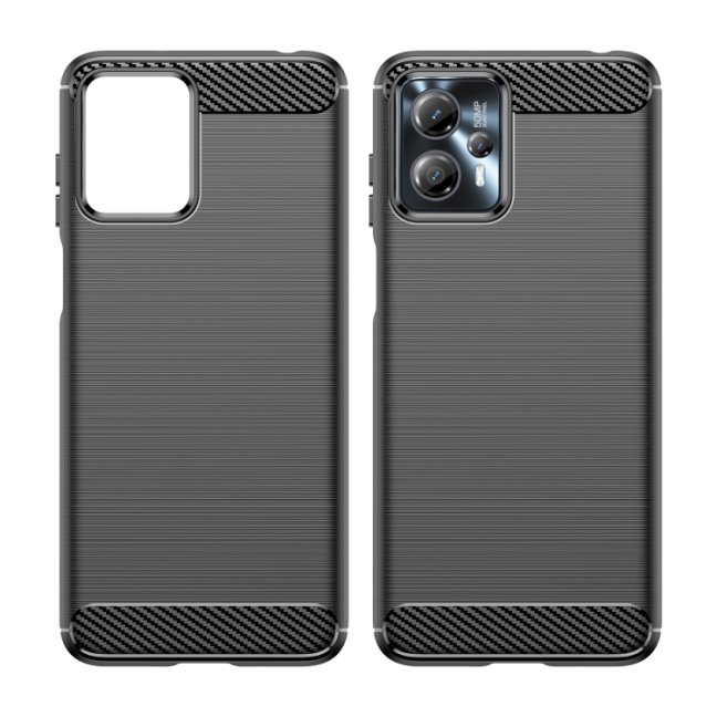 9D SKLO + PUZDRO 2v1 pre Motorola Moto G23 / G13 - CARBON čierne