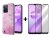 9D SKLO + PUZDRO 2v1 pre Realme C31 - Silikónové GLAM pink