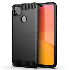 CARBON Zadný obal pre Xiaomi Redmi 9C - čierny