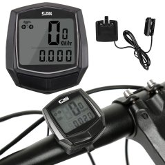 Vodotesný tachometer na bicykli s lcd