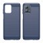 9D SKLO + PUZDRO 2v1 pre Motorola Moto G53 5G - Silikónové CARBON modré