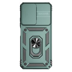 SLIDING ARMOR Tvrdený kryt pre Xiaomi Redmi Note 12 5G - zelený