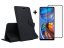 9D SKLO + PUZDRO 2v1 pre Motorola Moto E32 / E32s - Knižkové FANCY čierne