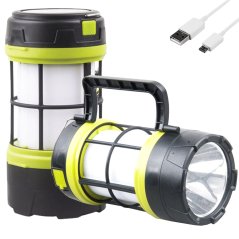 Turistické led solárne kempingové svetlo batérie