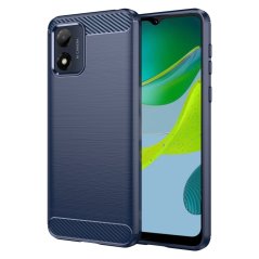 CARBON Zadný obal pre Motorola Moto E13 - modrý