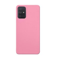MATT Silikónový Zadný kryt pre Samsung Galaxy A71 - ružový