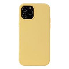 MATT Silikónový obal pre Apple iPhone 13 Pro - žltý