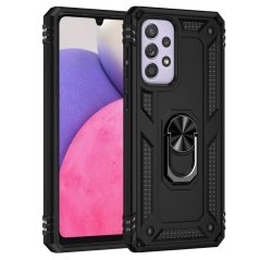 RING ARMOR Tvrdený kryt pre Samsung Galaxy A33 5G - čierny